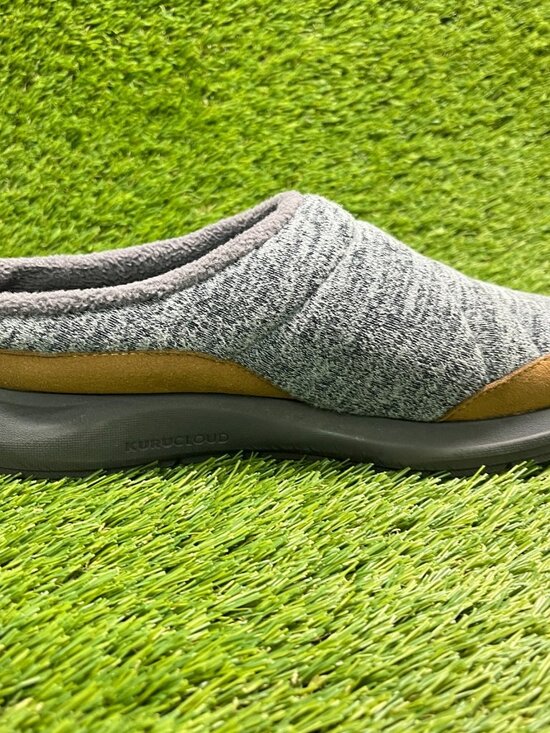 Kuru Draft 2 Mens Size 9 Gray Brown Classic Casual Slip-On Mule Slippers Shoes main image 8